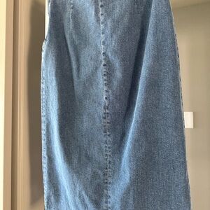 Vanessa Bruno long denim skirt